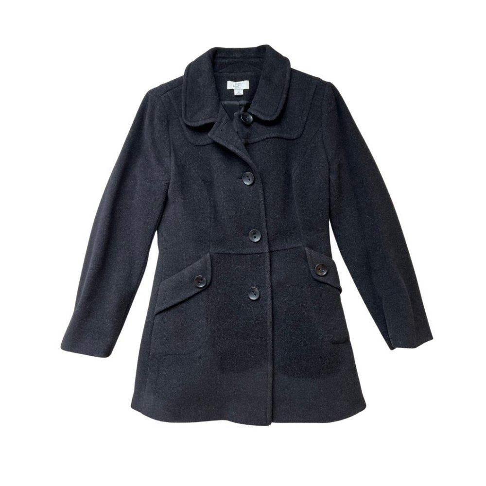 black ann taylor pea coat